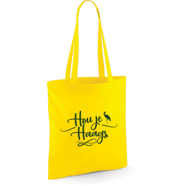 Hou Je Haags Tote bag - Geel Thumbnail